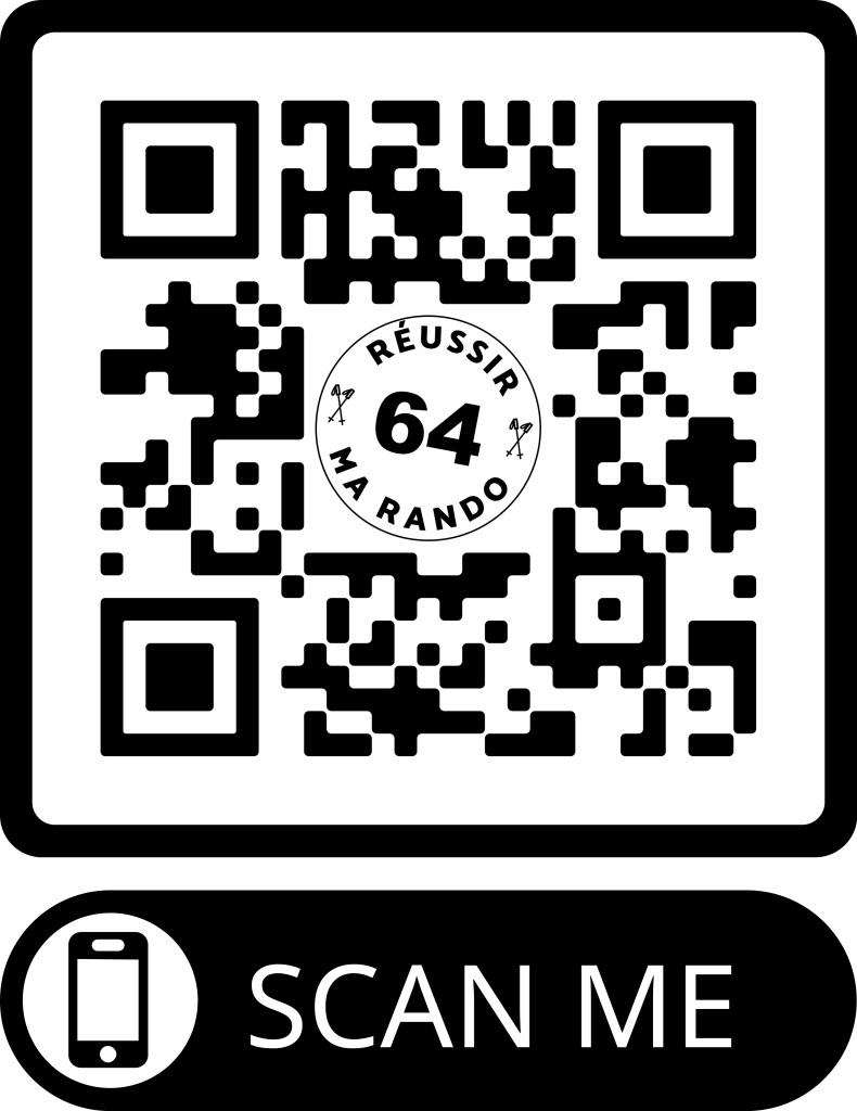 qr code à flasher pour retrouver les conseils sur réussir ma rando.com